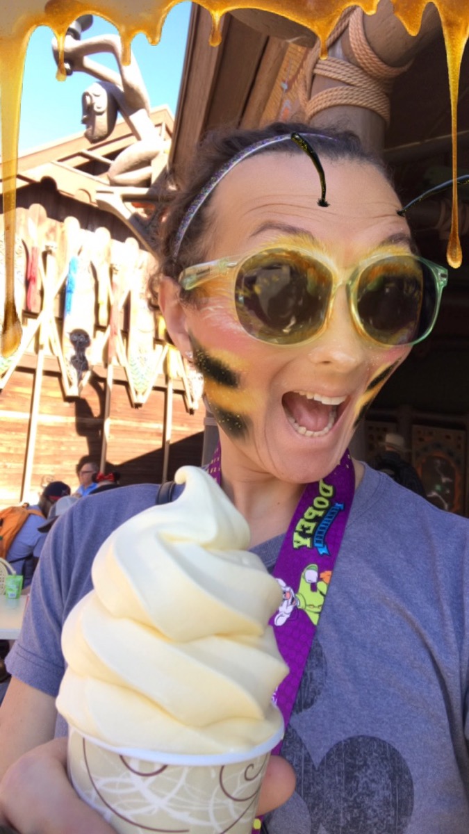 And when you've run 48.6 miles, you get as much ice cream as you want! Gimme that Dole Whip!