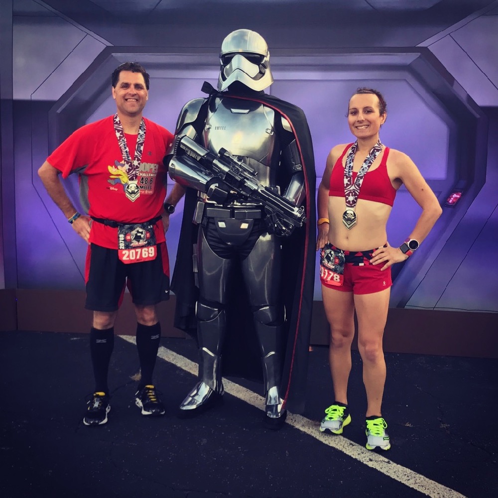 Jeff and I with Captain Phasma!