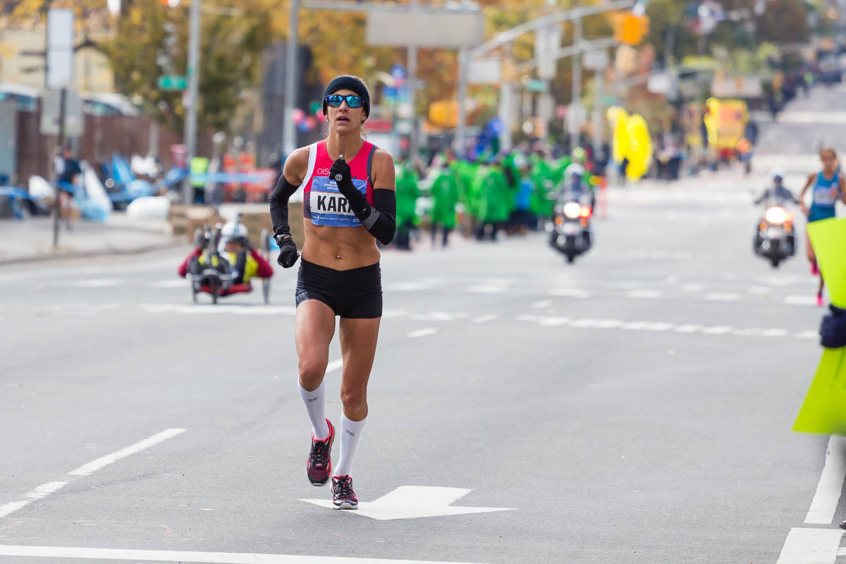 Kara Goucher New York City Marathon 2014