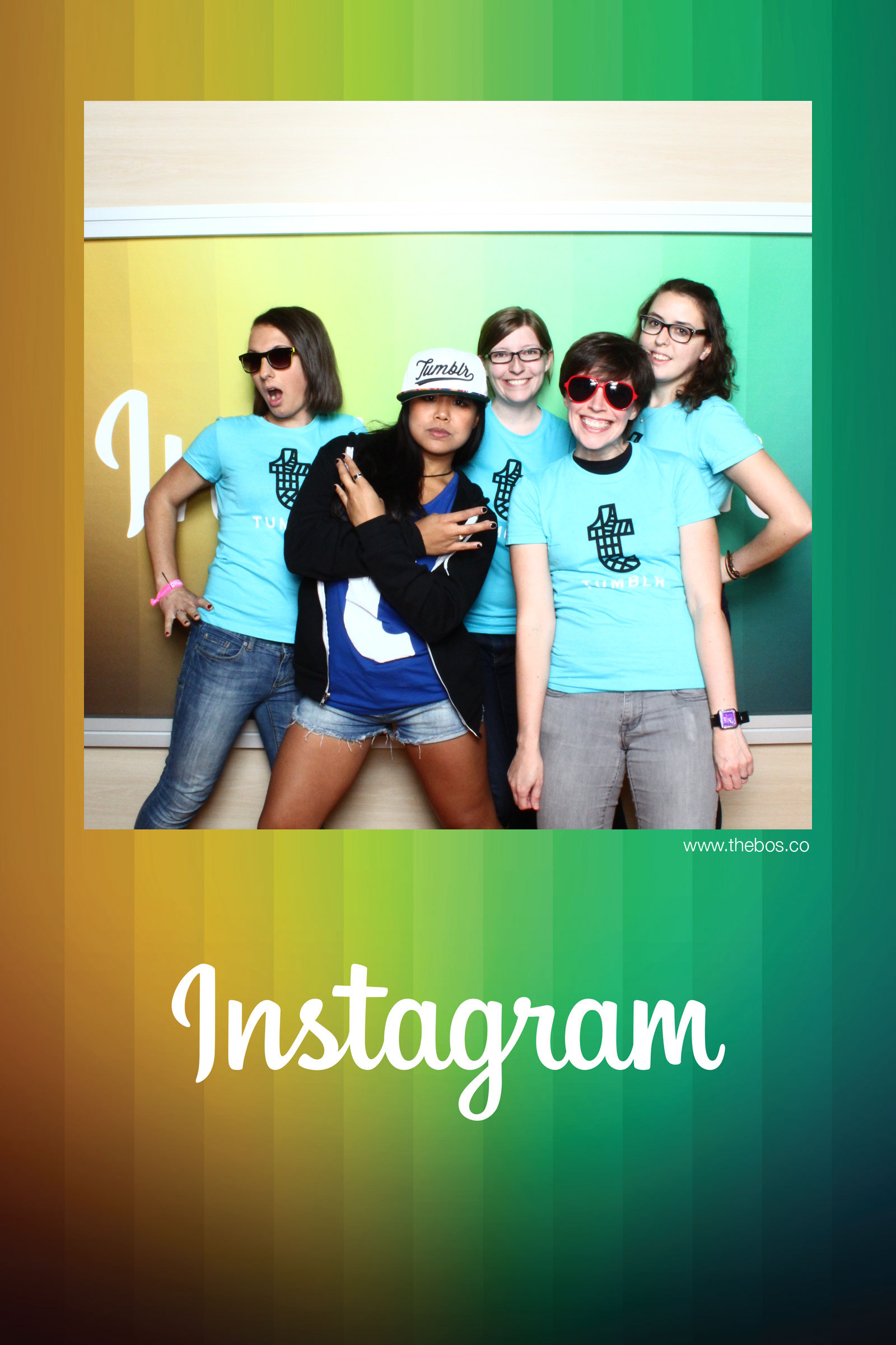 Tumblr ladies invading the Instagram booth at the Grace Hopper Celebration!