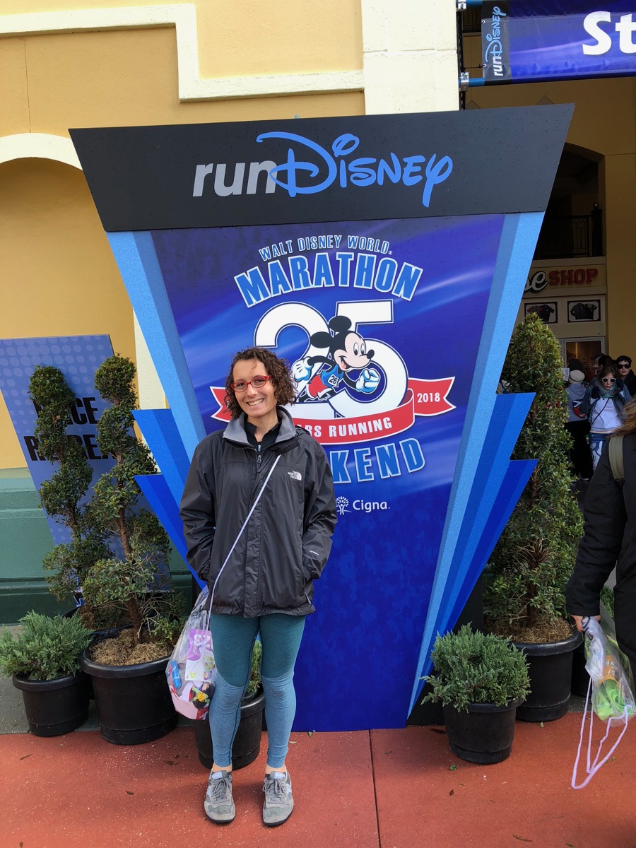Amelia at 2018 Disney World Marathon Weekend Expo