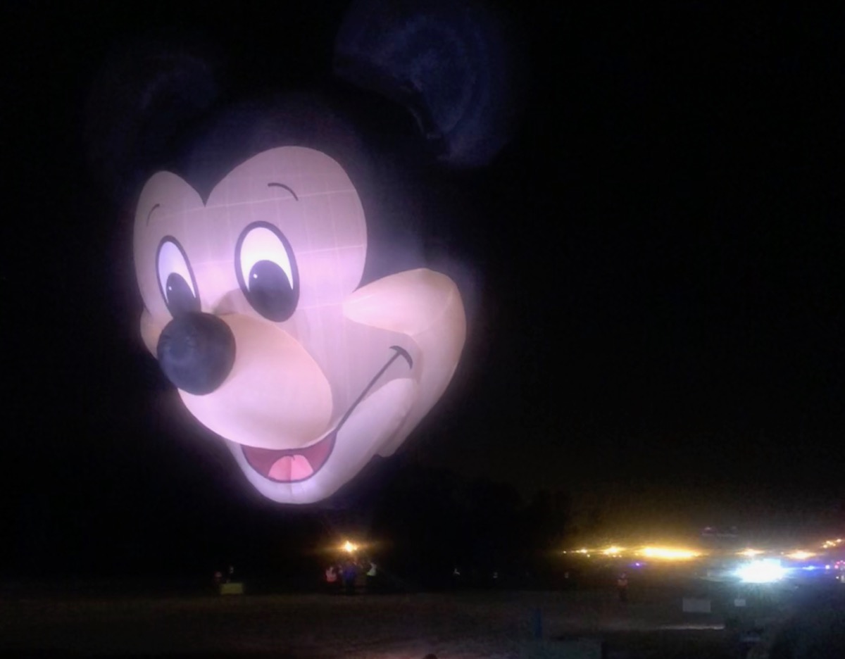 Giant Mickey Mouse hot air balloon