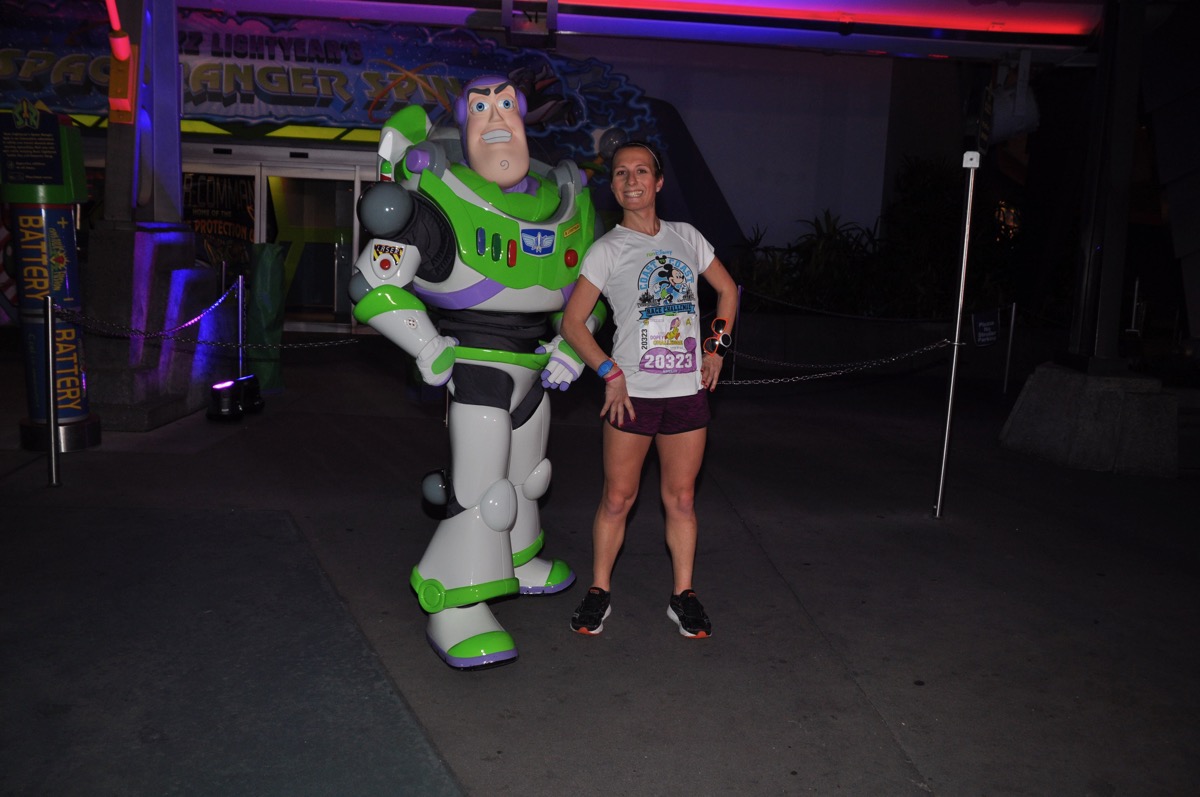 Amelia with Buzz Lightyear